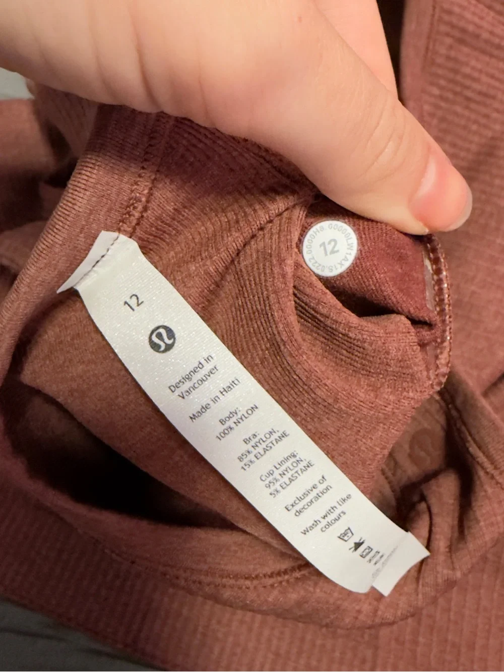 lululemon athletica Ribbed Racerback Tank - Dusty Rose